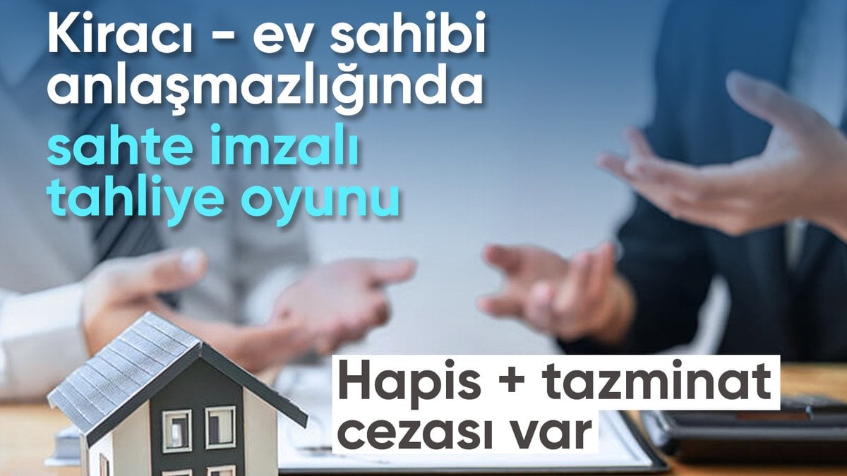 Kiracılara sahte imza ile tahliye tuzağı