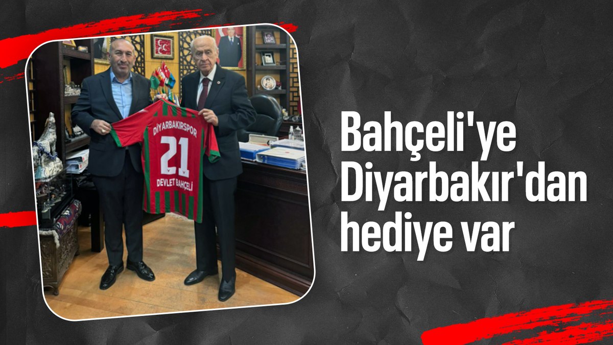Diyarbakırspor’dan Devlet Bahçeli’ye ziyaret