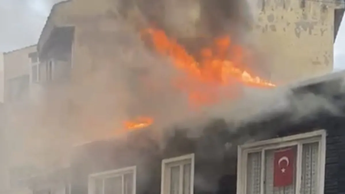 Beşiktaş’ta korkutan yangın