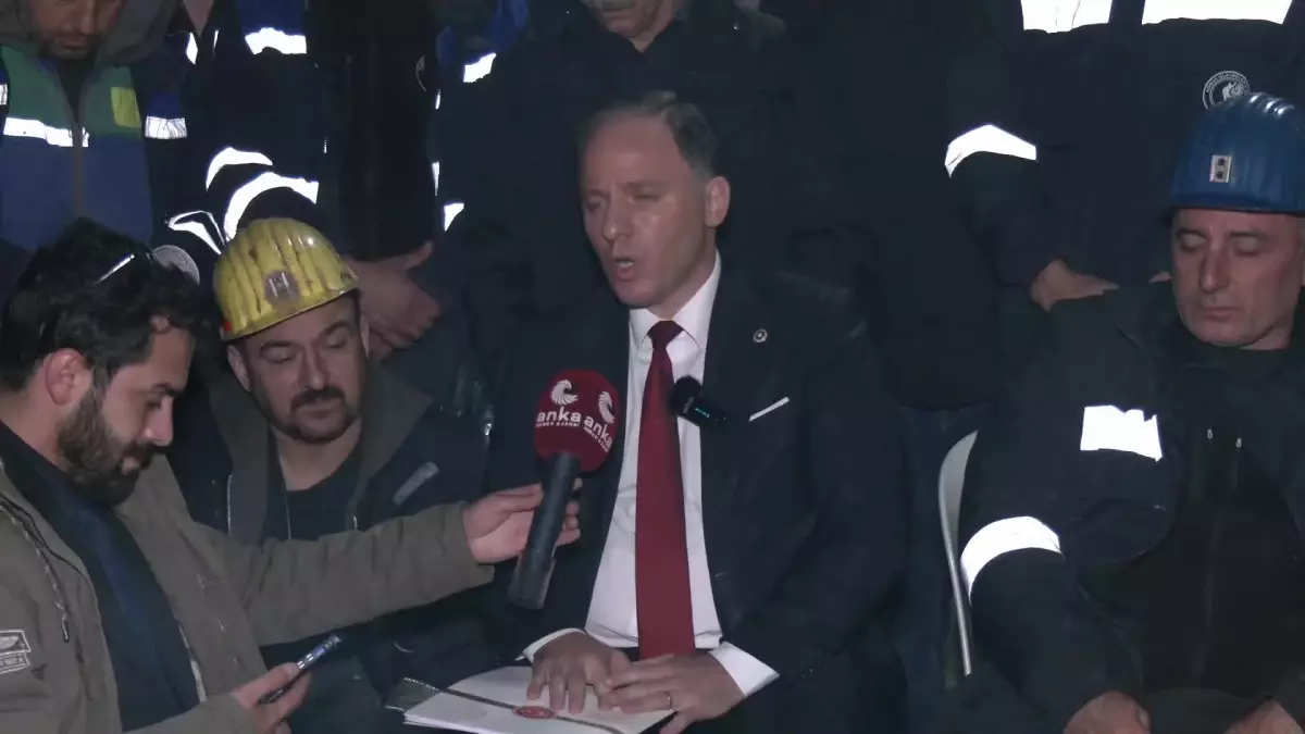 CHP’den Maden İşçilerine Destek Eylemi