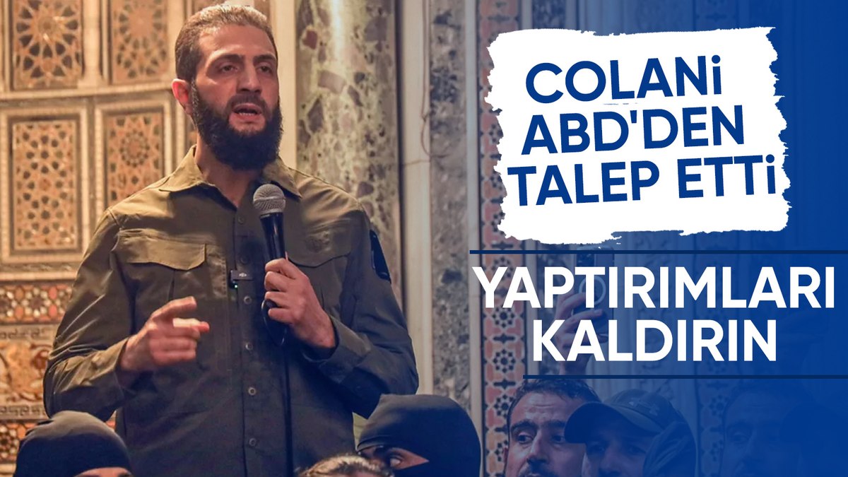 HTŞ liderinin ABD’den talebi: Yaptırımları kaldırın