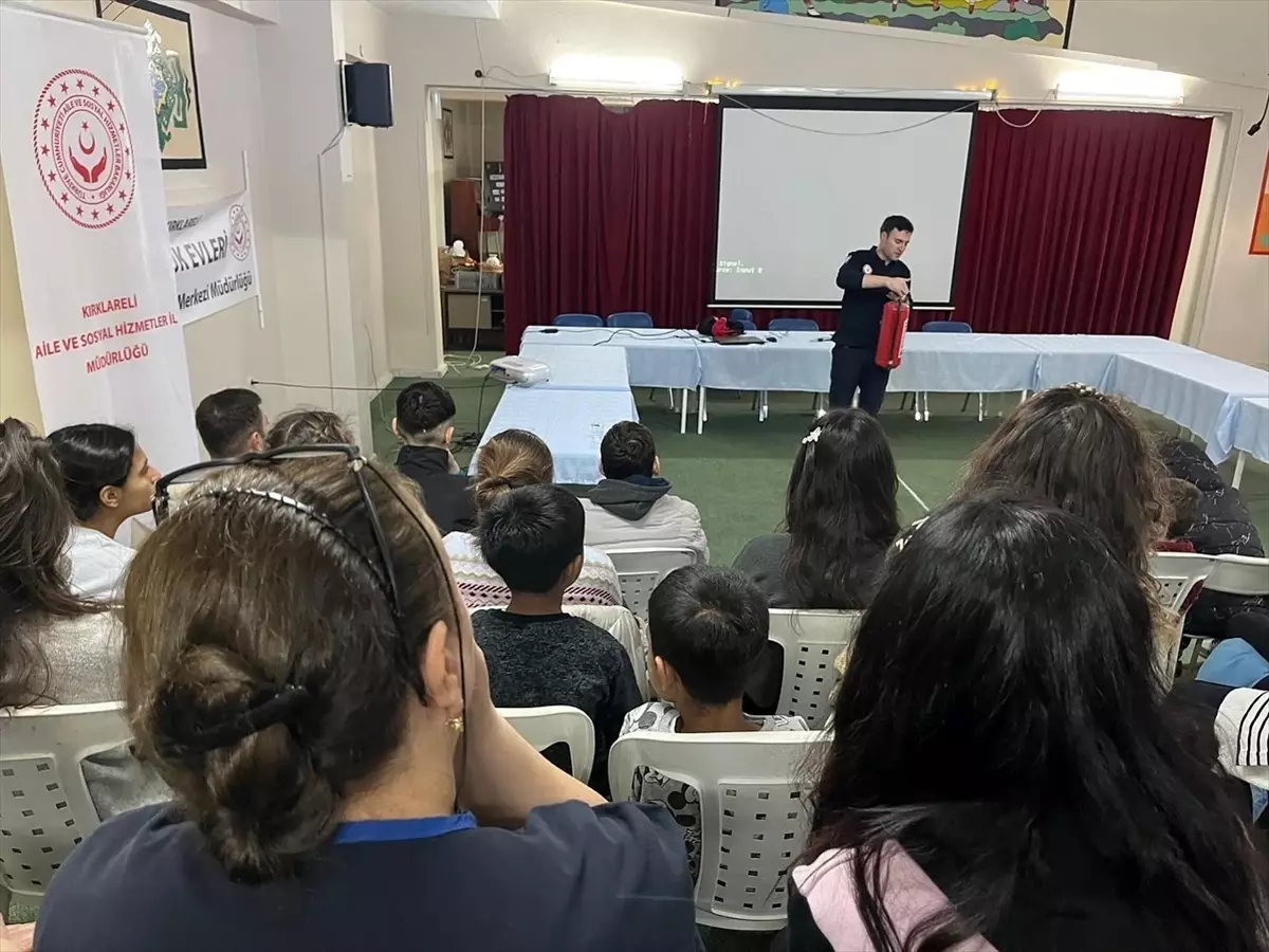 Kırklareli’nde Çocuklara Yangın Eğitimi