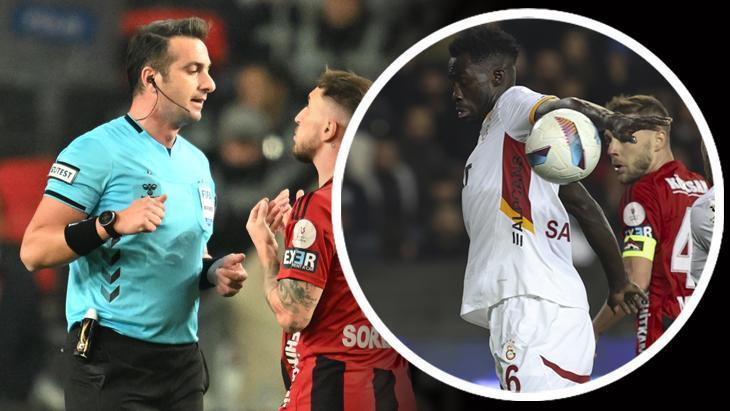 Gaziantep FK – Galatasaray maçında tartışma yaratan pozisyonlar! Gol ofsayt mı, Davinson’un eline çarpan top penaltı mı?