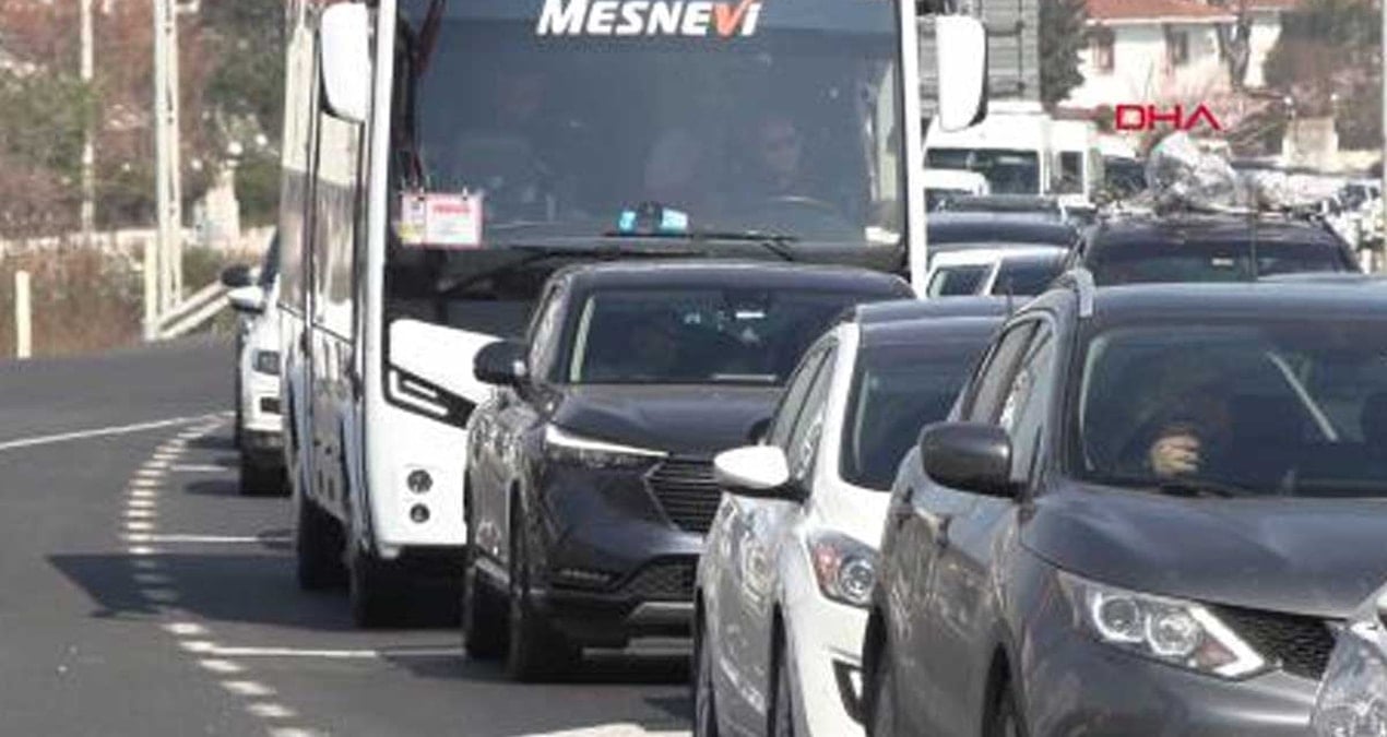 Bayram gelince yollara düştüler: Tekirdağ bayram yoğunluğu