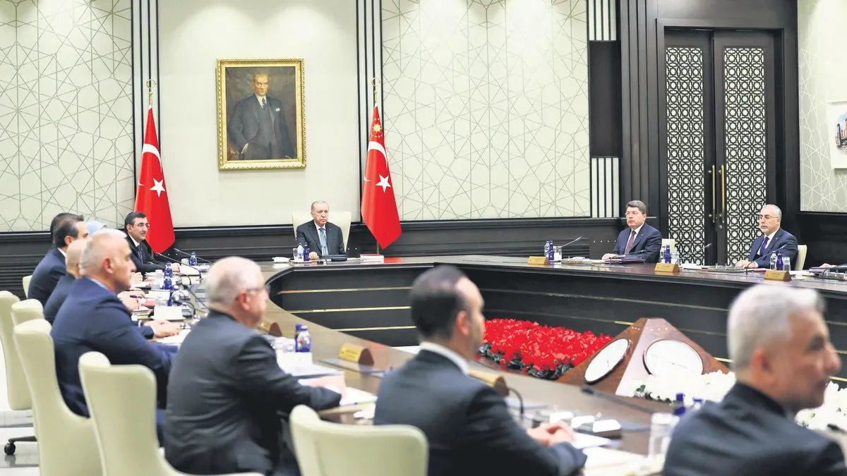 Kabine Toplantısı sona erdi